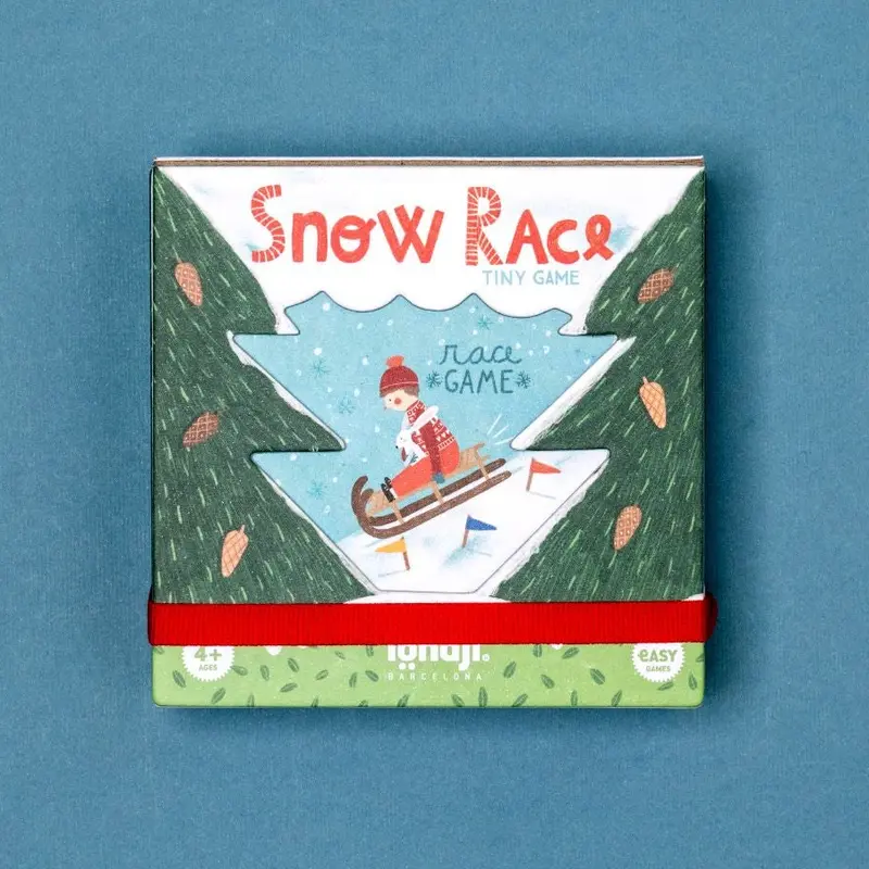 SNOW RACE Tiny Pocket Board Game