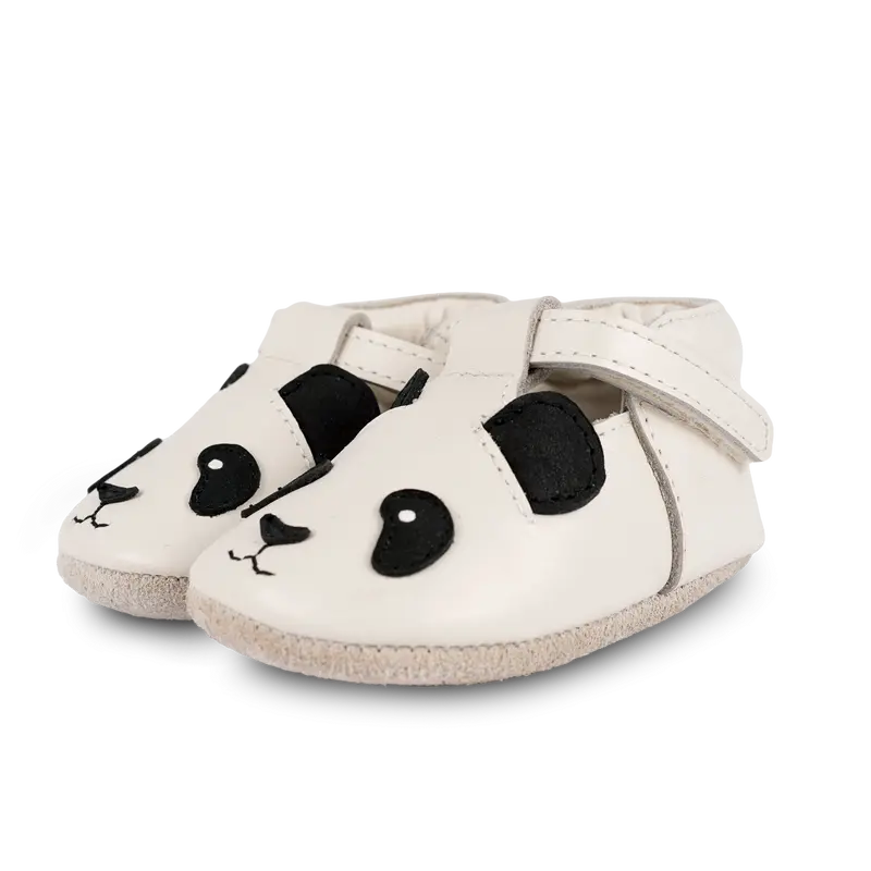 Spark Classic Shoes | Panda | Off White Leather