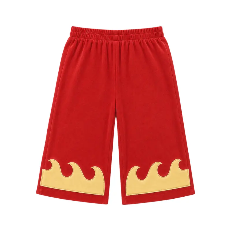 Spicy Dugong Red Wave Pants