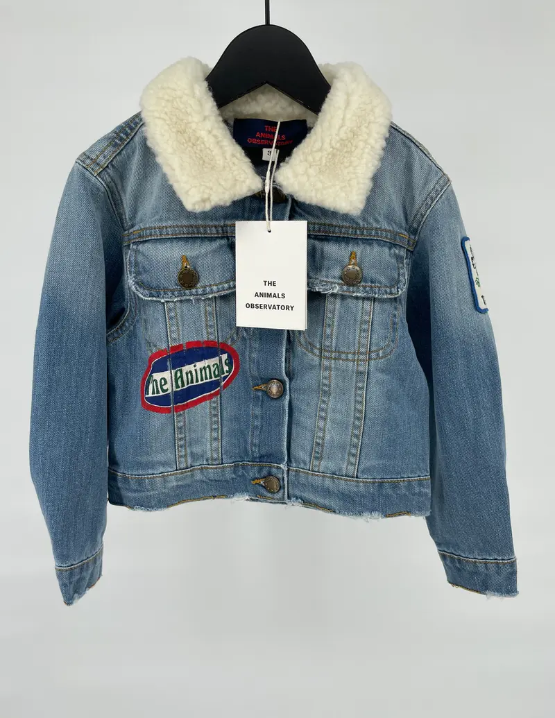 Spijkerjasje Blauw Denim Maat 98