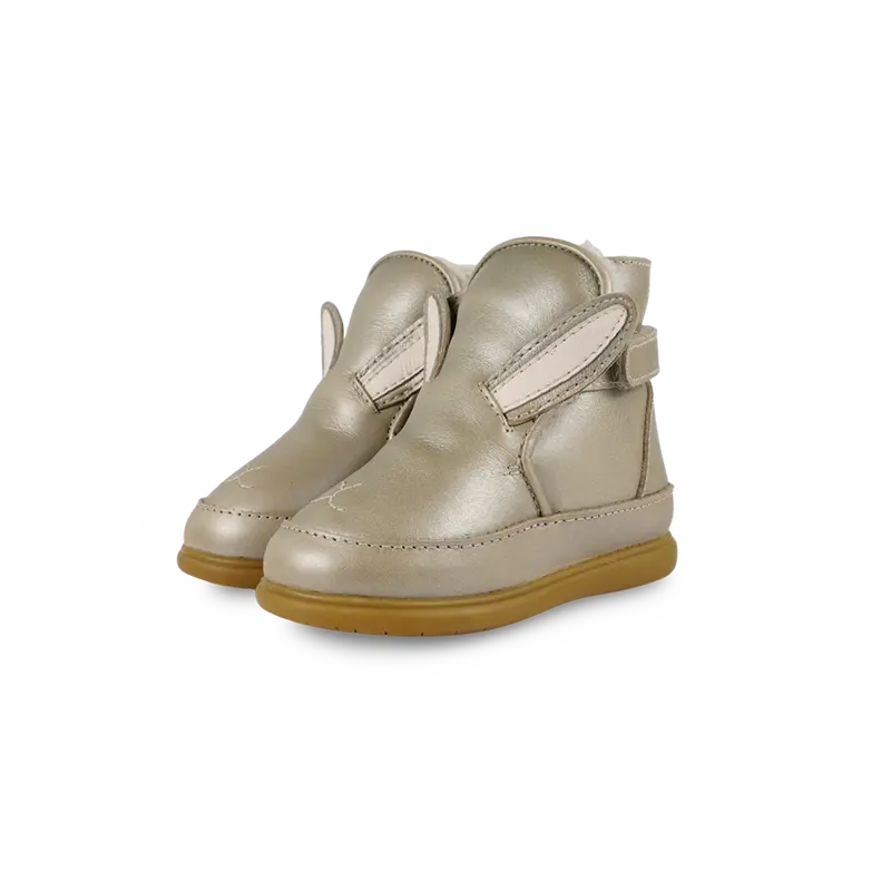 Sprink Shoes | Bunny | Champagne Metallic Leather