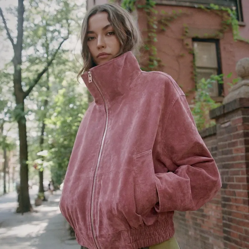 Stand Collar Bomber Jacket