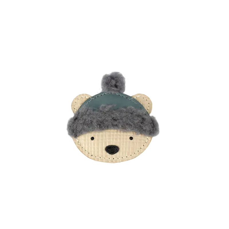 Stanzen Clip | Polar Bear | Cream Scored Leather