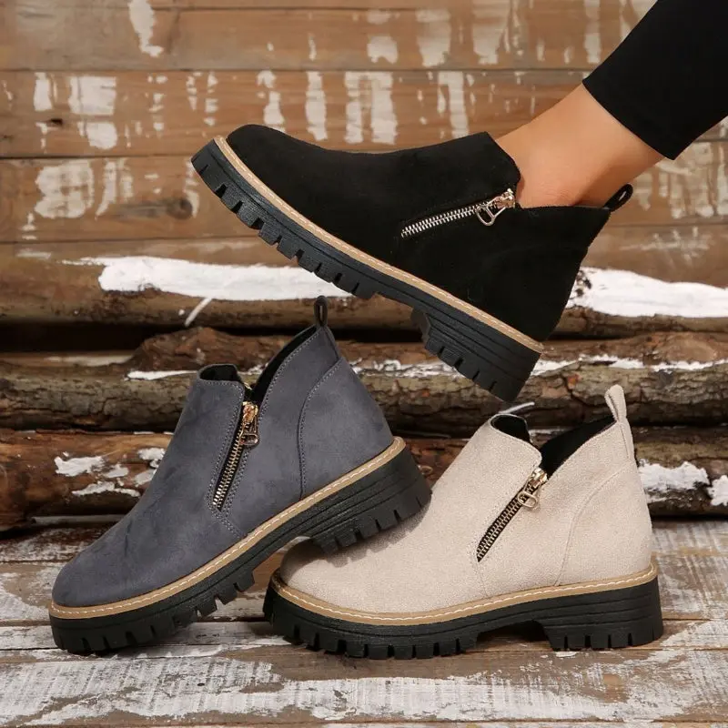 Stephanie | Elegante Und Moderne Plateau Stiefeletten