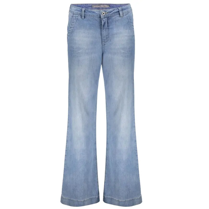 Stonebleach Denim wide fit jeans Merel