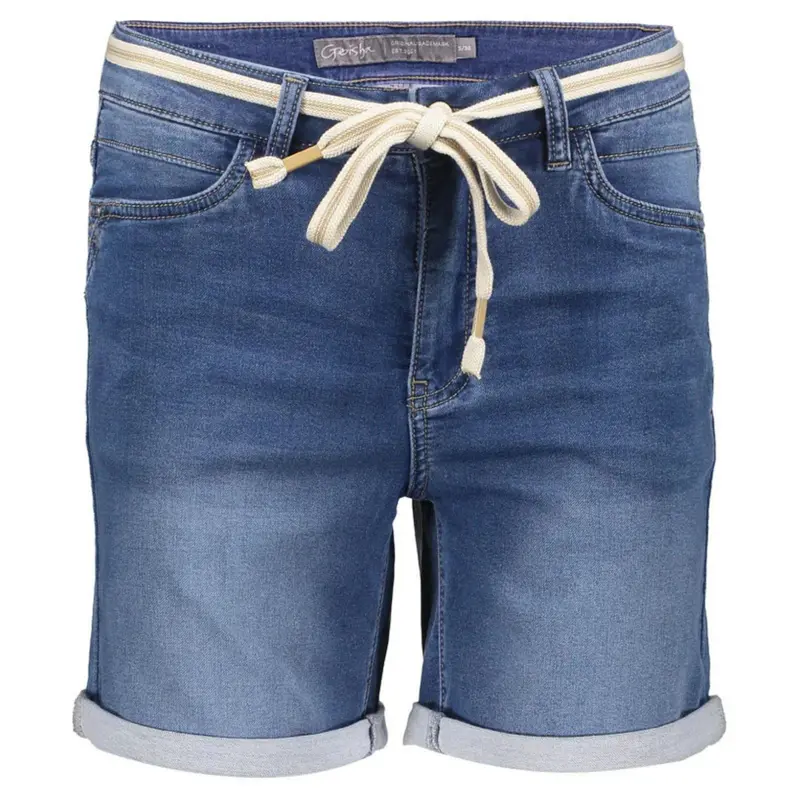 Stonewash Denim short denim jeans Frances