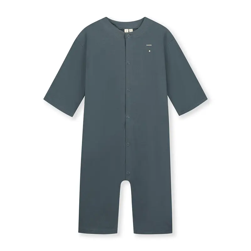 Suit Baby With Back Seam Blue Grey