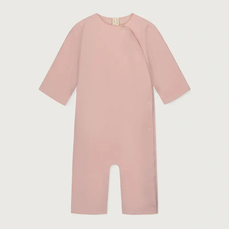 Suit with Snaps Faded Pink