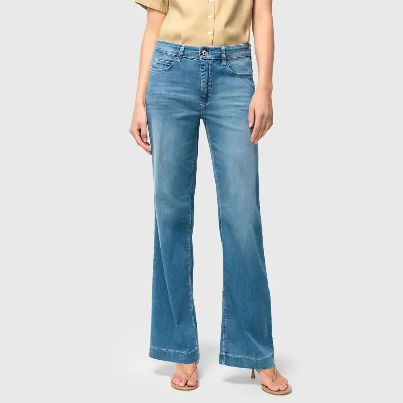Summer Mid Blue Wash jeans Dream Wide