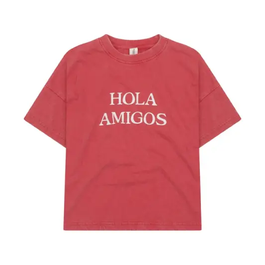 Summer & Storm Hola Amigos Tee Vintage Red