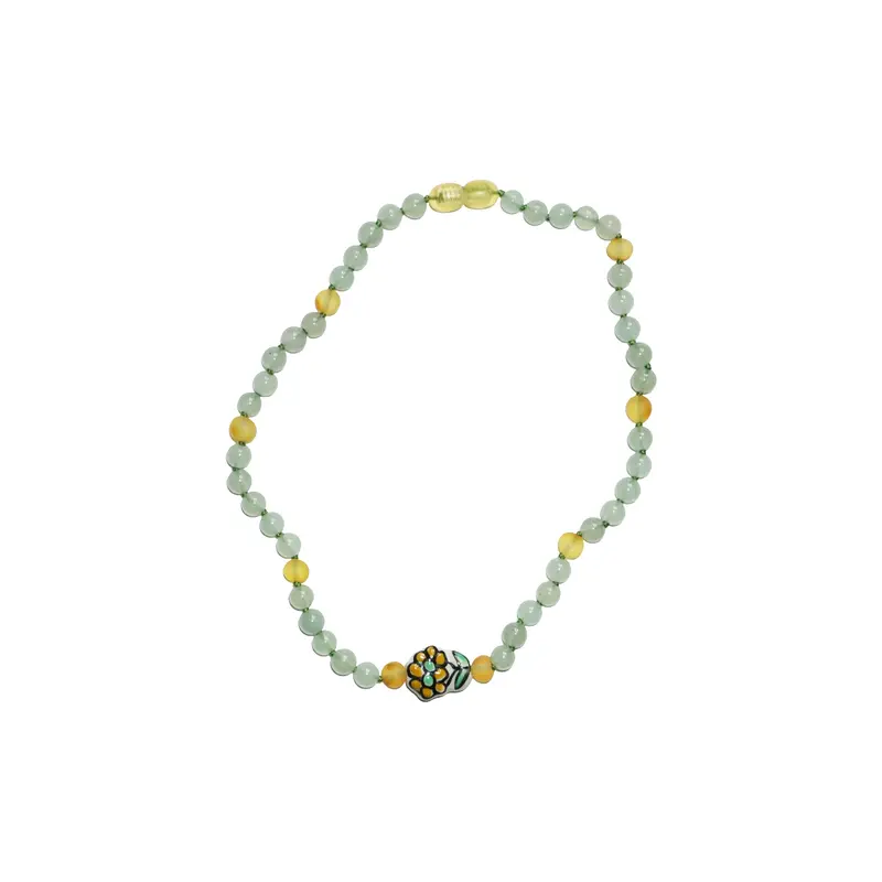 Summer & Storm Necklace Green Aventurine