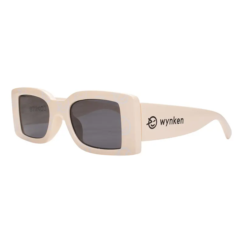 Sunglasses Pop Colour UV Tide White