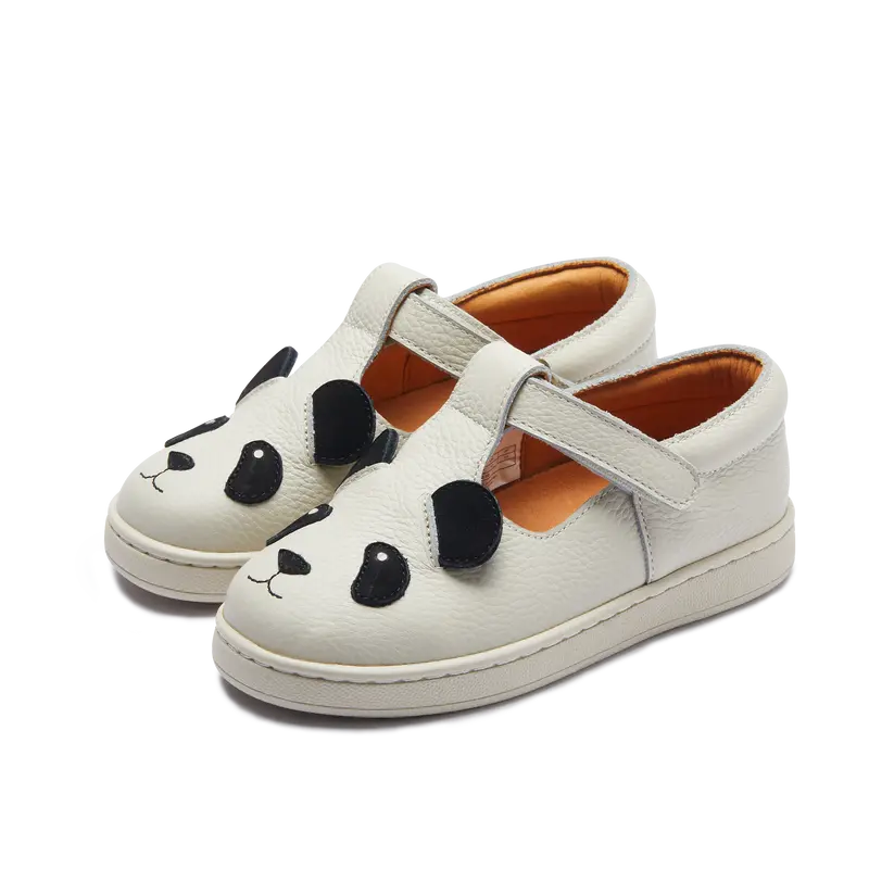 Sunni Classic Shoes | Panda | Off White Leather