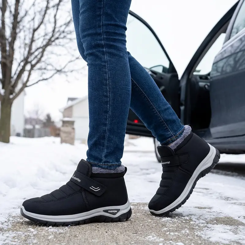 Svanhora | Damen Gefütterte Winterstiefel Knöchelhoch