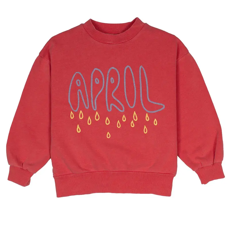 Sweater April Showers Red