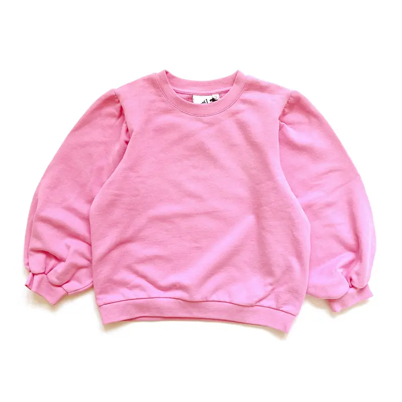 Sweater Balloon Sleeve Fuchsia Pink