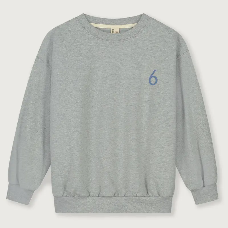Sweater Birthday Grey Melange Blue Moon 6