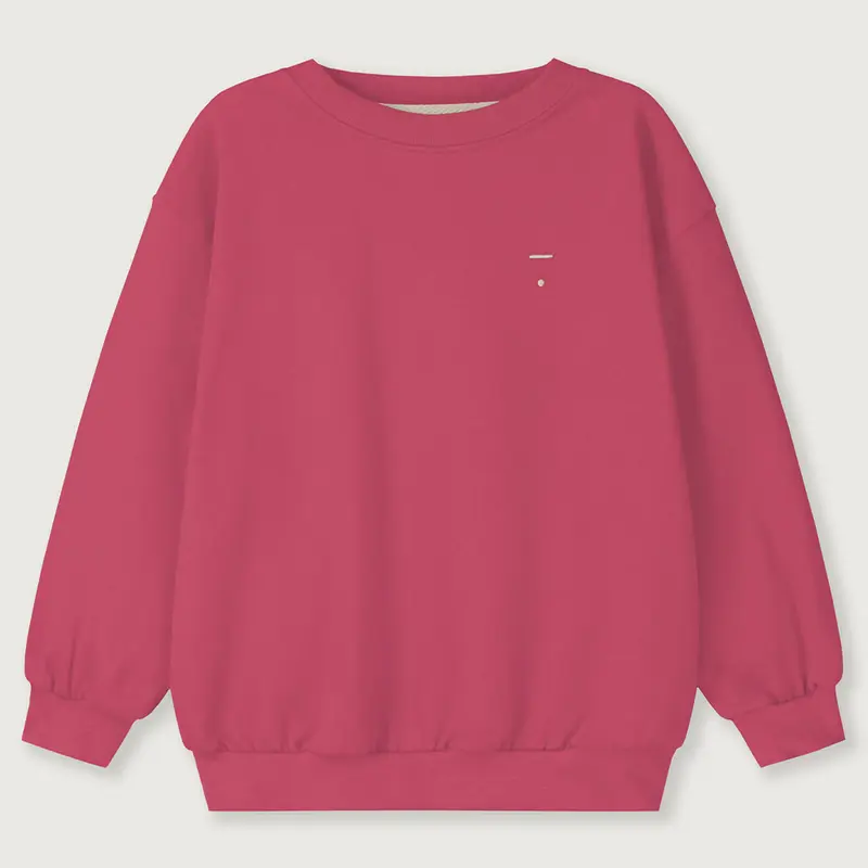 Sweater Dropped Shoulder Cherry