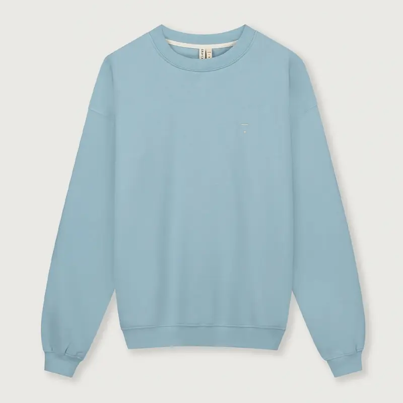 Sweater Dropped Shoulder Sky Adult