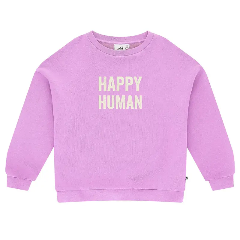 Sweater Happy Human Violet