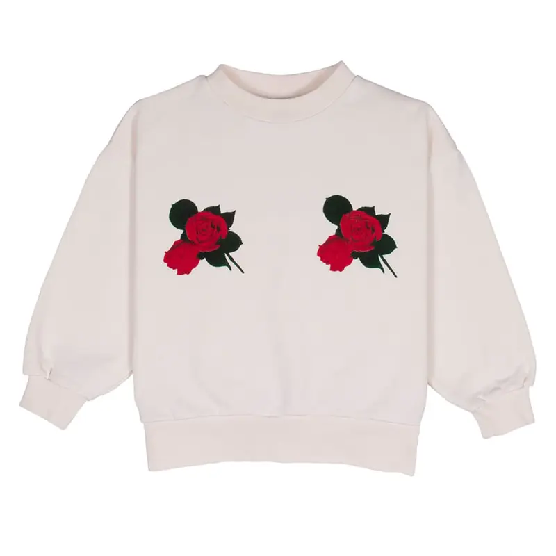 Sweater May Roses Ecru