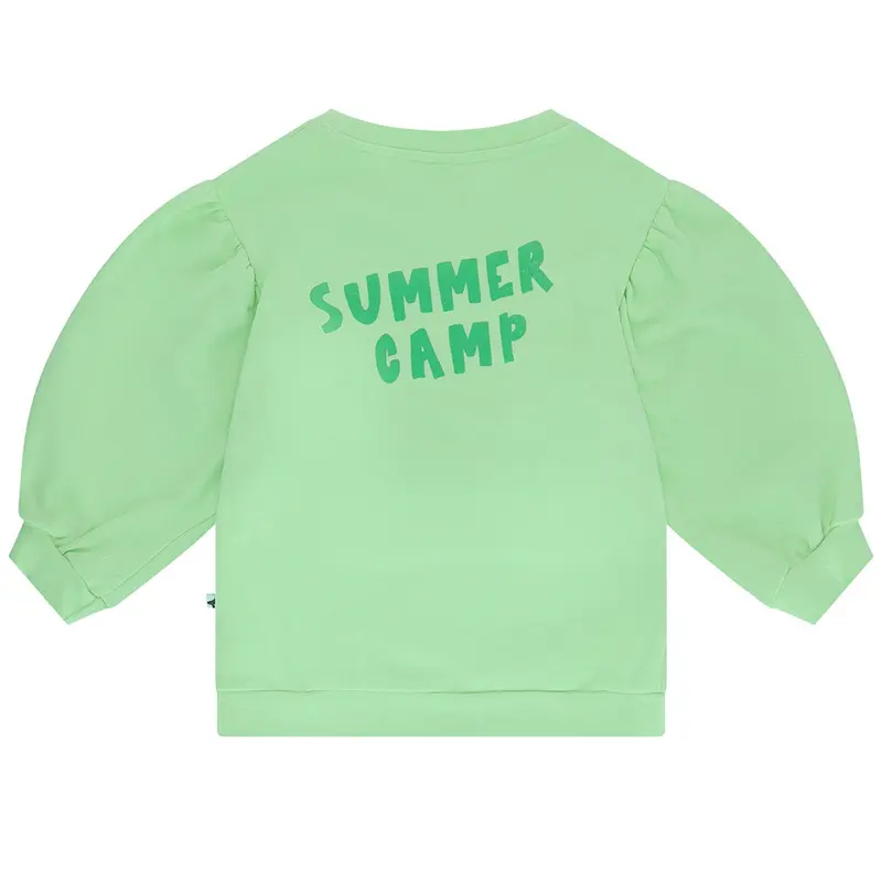 Sweater Puff Sleeve Summer Camp