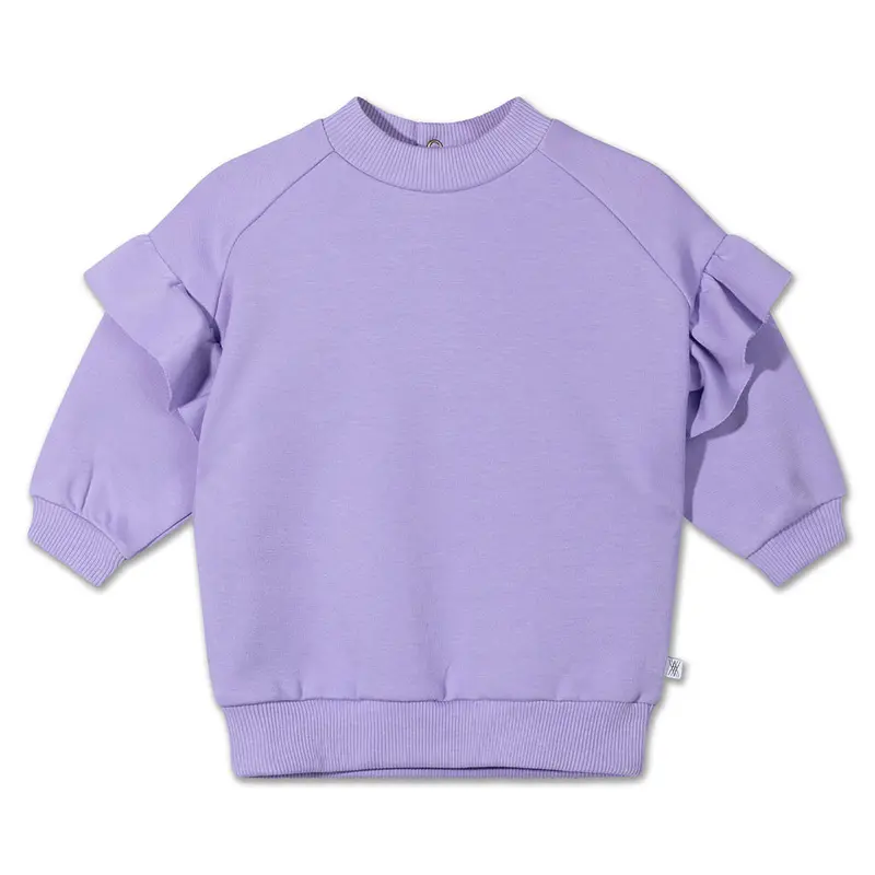 Sweater Ruffle Baby Bright Violet