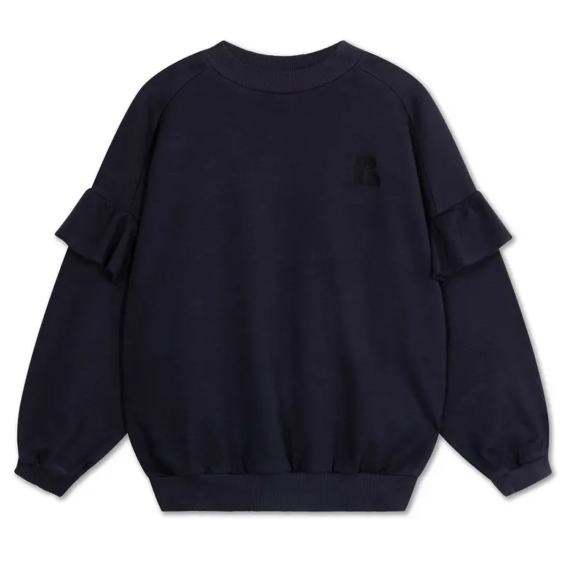 Sweater Ruffle Short Deep Dark Blue
