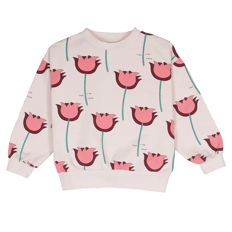Sweater Two Lips Love Ecru