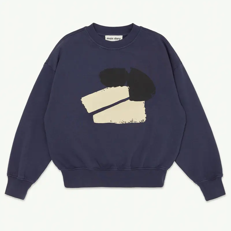 Sweatshirt Bubble Graystone Blue