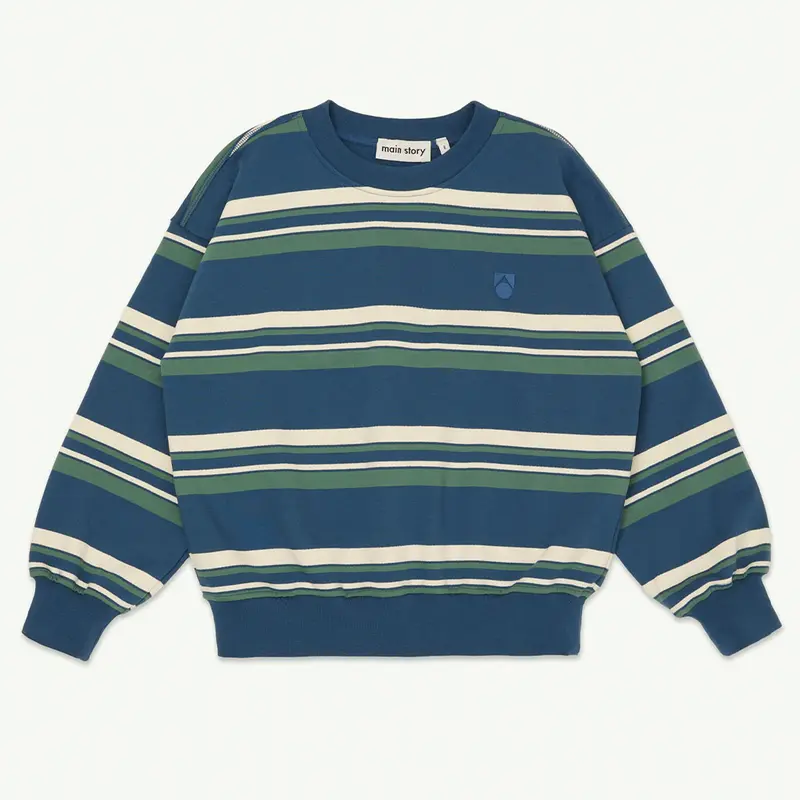 Sweatshirt Bubble Vintage Indigo Stripe