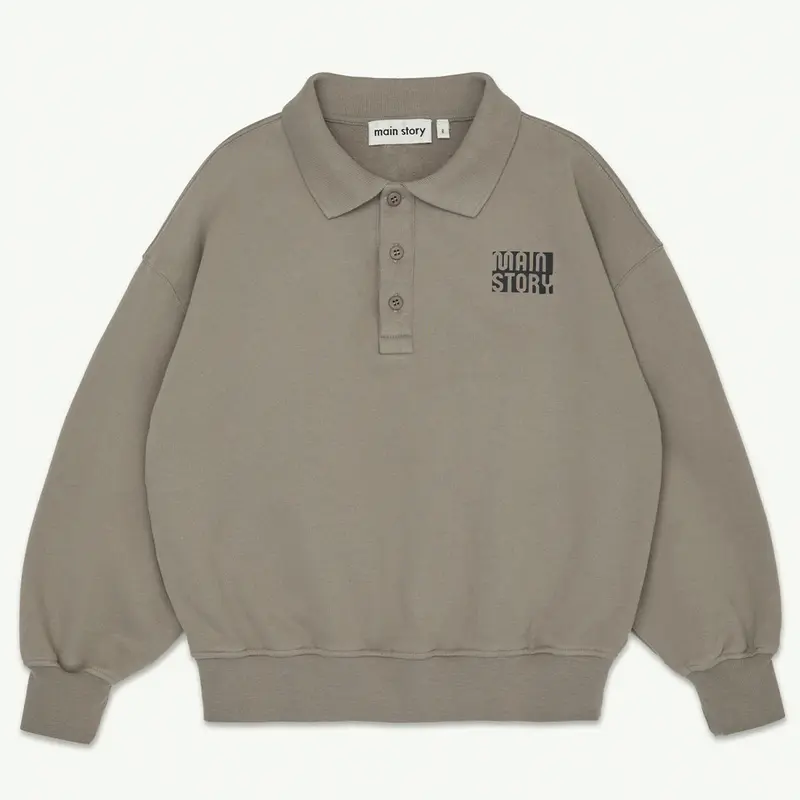 Sweatshirt Polo Driftwood