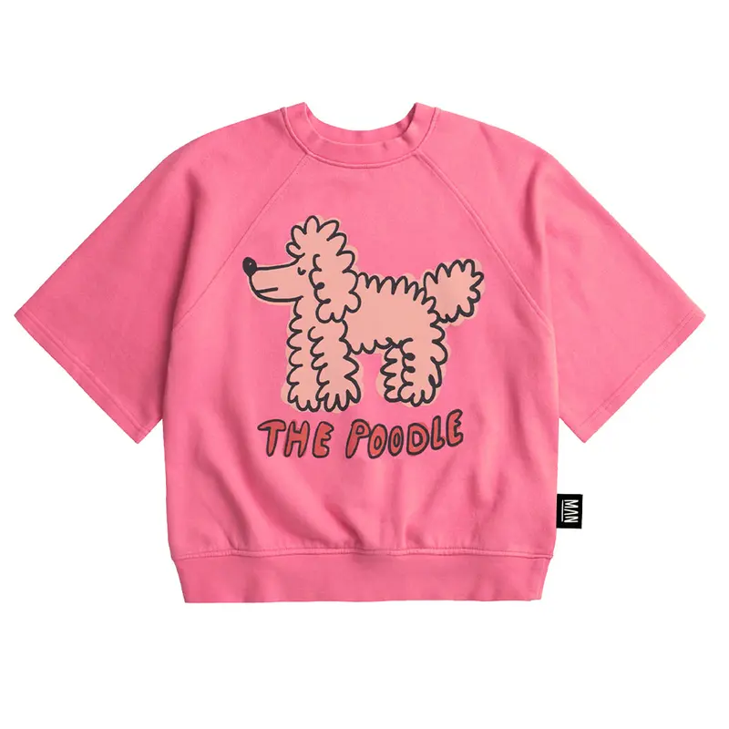 Sweatshirt Short Sleeve Poodle