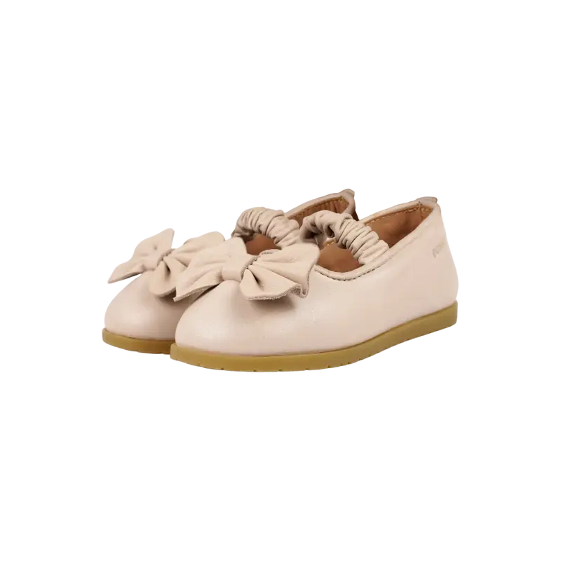 Sylah Ballerinas | Powder Metallic Nubuck