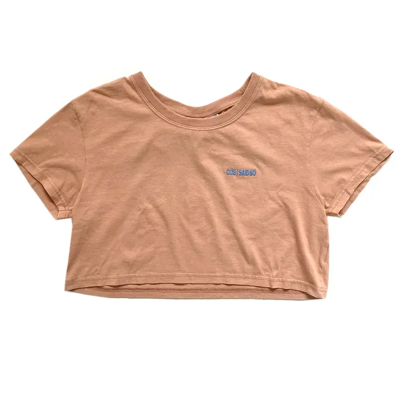 T-shirt Cropped Macaroon