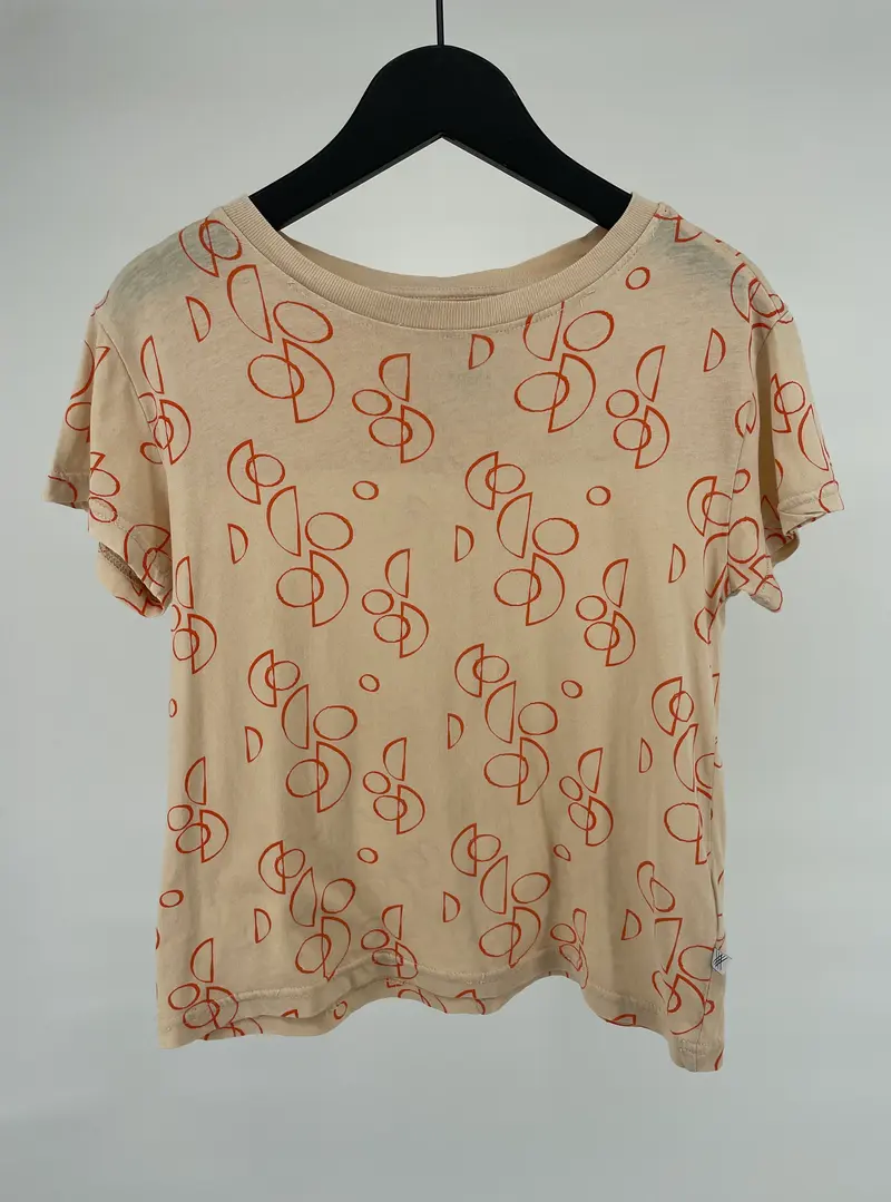 T-shirt Geel Print Maat 98