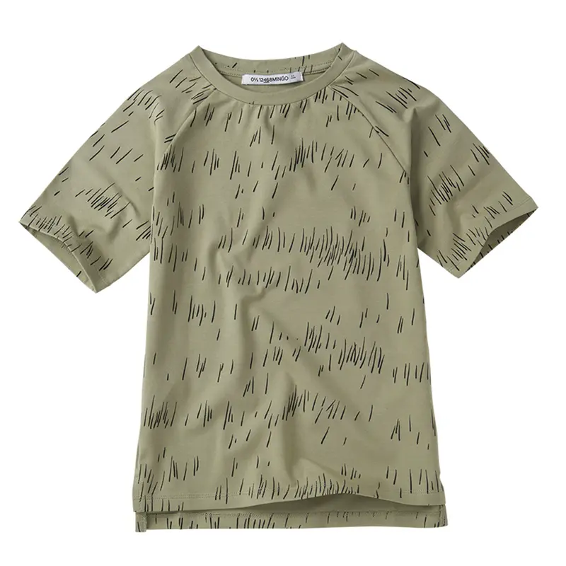 T-shirt Grass Print Oak