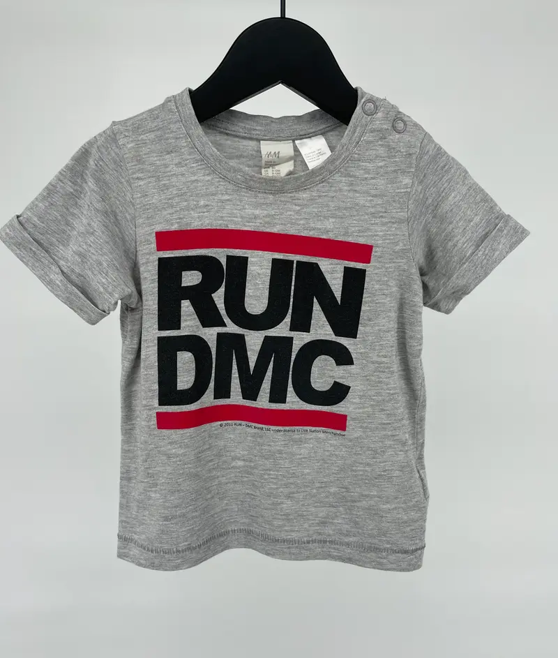 T-shirt Grijs Run DMC Maat 80