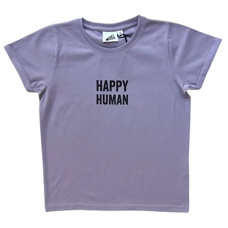 T-shirt Happy Human Lavender