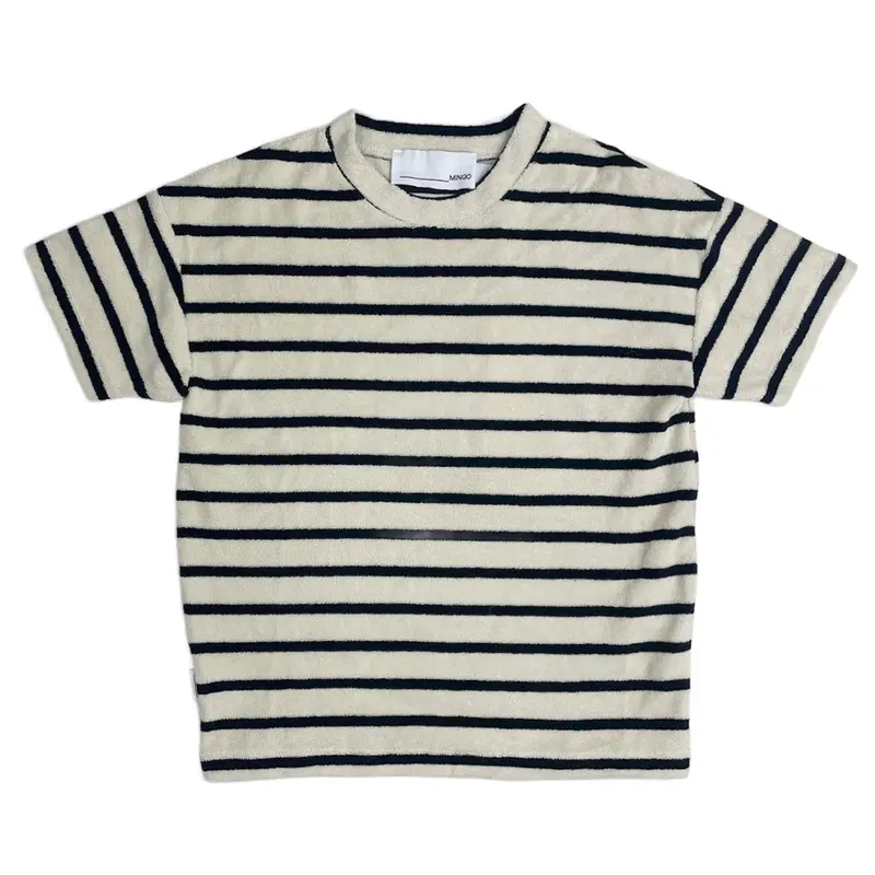 T-shirt Oversized Toweling Breton
