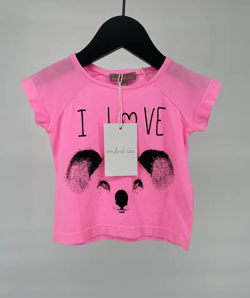 T-shirt Roze Koala Maat 68