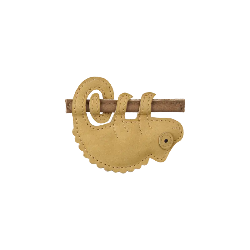 Talei Clip | Yellow Chameleon | Khaki Nubuck