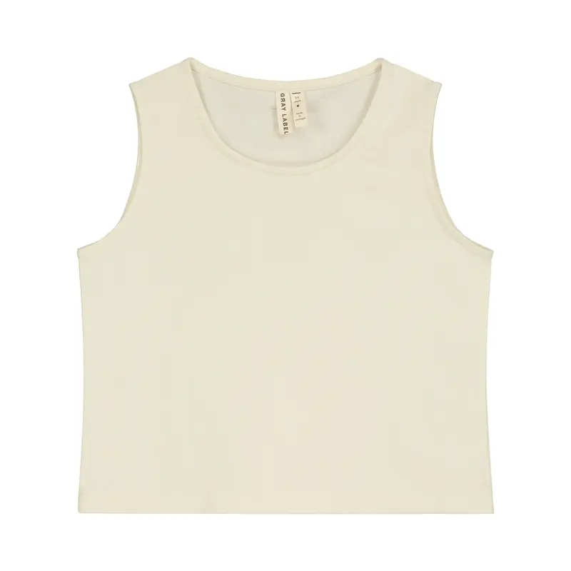Tanktop Cropped Cream