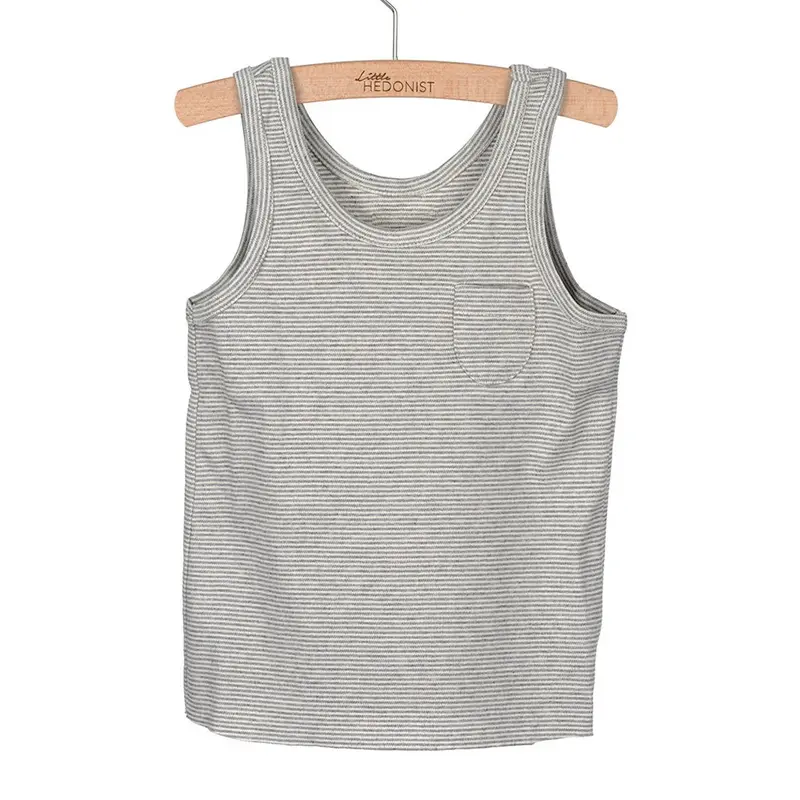 Tanktop Lily Grey Melee White Striped