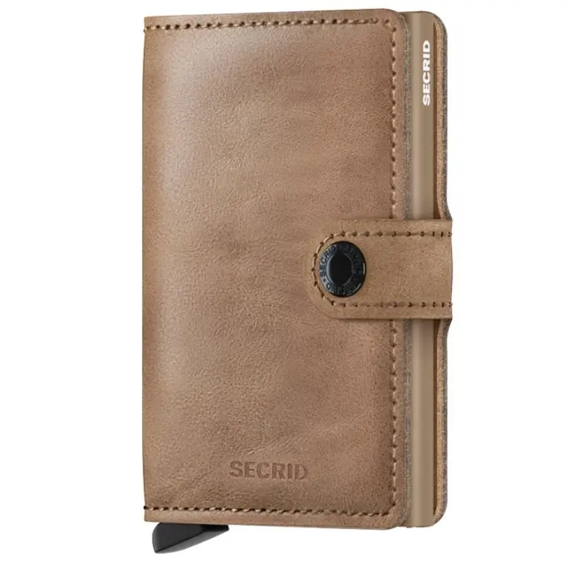 Taupe miniwallet Vintage