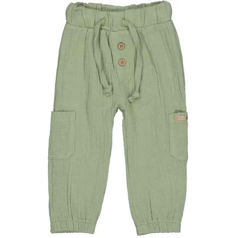 Teal groen broekje Muslin 261013