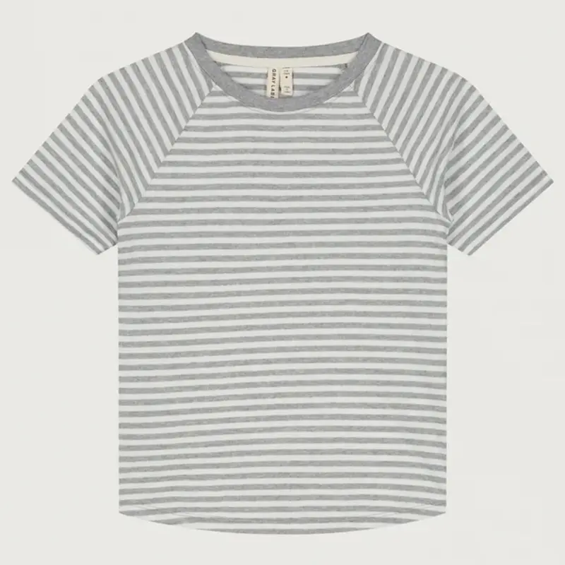 Tee Crewneck Grey Melange Off White