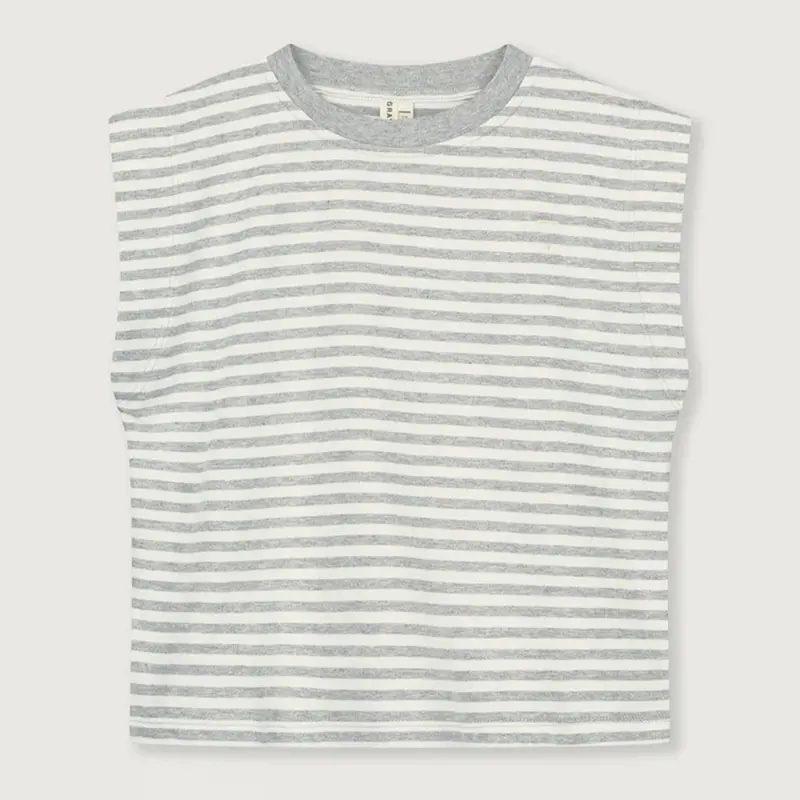 Tee Muscle Grey Melange Off White