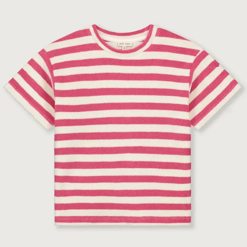 Tee Oversized Pop Terry Cherry Cream