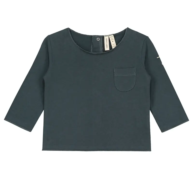 Tee Pocket Baby Blue Grey